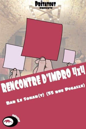 Affiche de Rencontre d'impro 4x4 - Les Prêtatout invitent les Touchatou