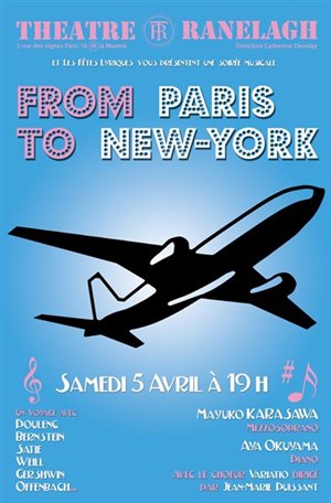 Affiche de From Paris to New-York