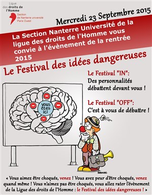 Affiche de Festival des idées dangereuses