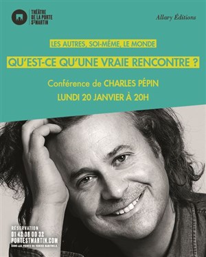 Affiche de Conférence de Charles Pépin