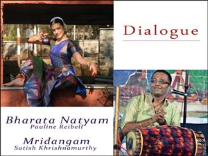 Affiche de Dialogues Bharata Natyam et Mridangam