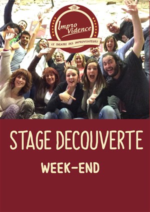 Affiche de Stage de découverte de l'Improvisation