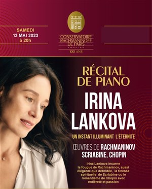 Affiche de Récital de piano Irina Lankova, Faire passer les émotions