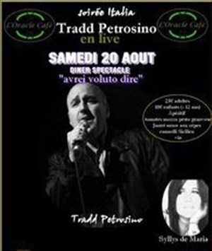 Affiche de Tradd petrosino en live