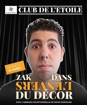Affiche de Zak Dans L'Envers Du Décor