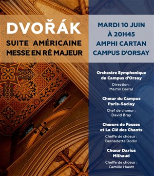 Affiche de Dvorák entre l'Europe et l'Amérique