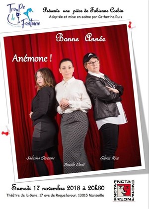 Affiche de Bonne année Anémone