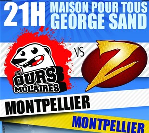 Affiche de Match d'impro théâtrale : Les Ours Molaires VS Les Zintrépides