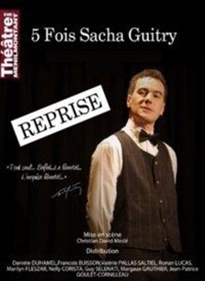 Affiche de 5 fois Sacha Guitry
