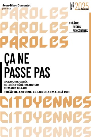 Affiche de Ça ne passe pas