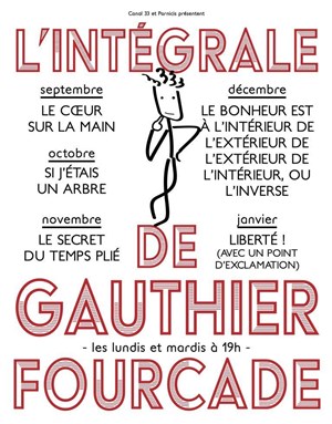Affiche de Gauthier Fourcade dans Le coeur sur la main