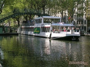 Affiche de Croisière sur la Seine et le canal Saint Martin | Du Musée d'Orsay au Bassin de la Villette