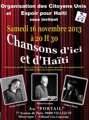 Affiche de Chansons d'ici et d'Haïti