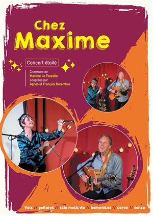 Affiche de Chez Maxime, concert étoilé