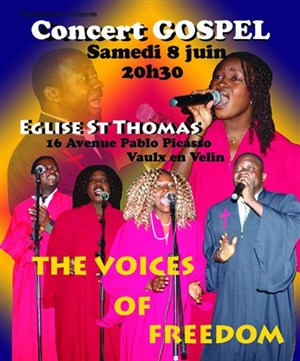 Affiche de Concert de Gospel | par The voices of freedom