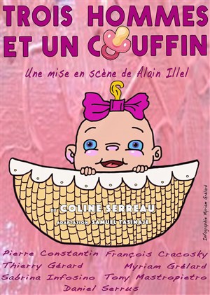 Affiche de Trois Hommes et un couffin