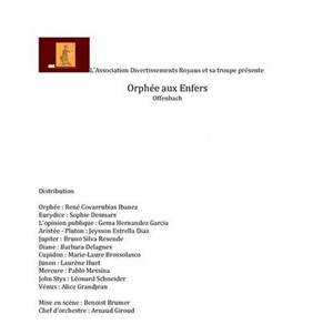 Affiche de Orphée aux Enfers Offenbach