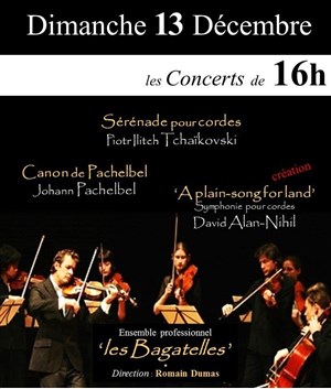 Affiche de Sérénade pour cordes de Tchaïkovski - Canon de Pachelbel - Symphonie pour cordes de David Alan-Nihil
