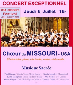 Affiche de Choeur du Missouri, USA