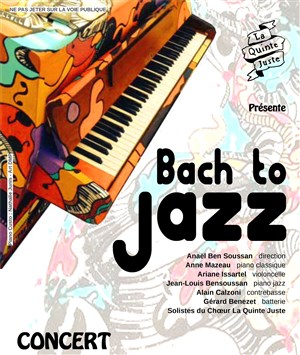 Affiche de Bach to Jazz, la quinte juste