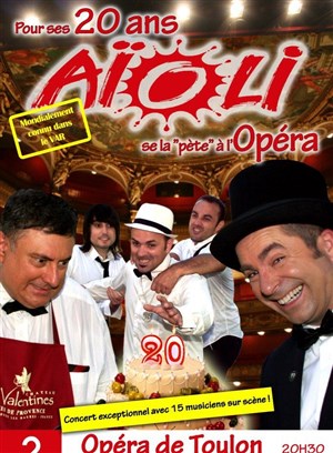 Affiche de Aïoli - Les 20 ans ! concert anniversaire !
