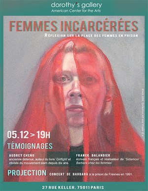 Affiche de  Femmes incarcérées. Rencontre, projection