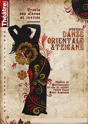 Affiche de Spectacle de danse orientale et tzigane