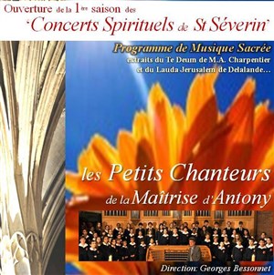 Affiche de les Petits Chanteurs de la Maîtrise d'Antony