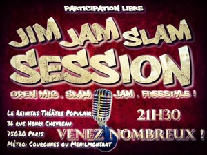 Affiche de Jimmy Justine dans Jim-jam-slam-session