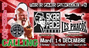 Affiche de Paris Calling #5 - Skarface | Les Phacos
