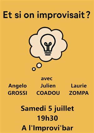 Affiche de Et si on improvisait?