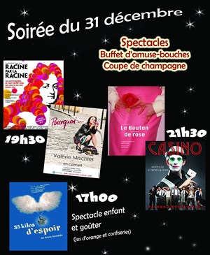 Affiche de Réveillon à l'Essaïon- soirée du 31 décembre