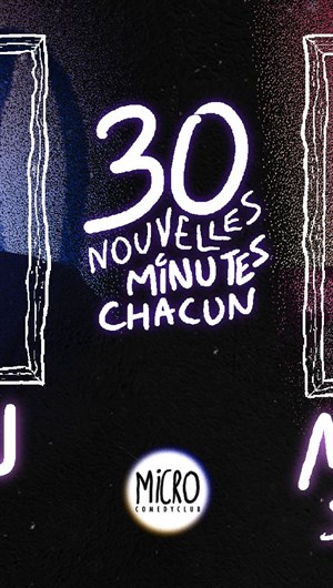 Affiche de 30-30 avec Maxime Stockner et Kevin Robin