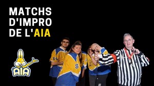 Affiche de Match d'improvisation de l'AIA