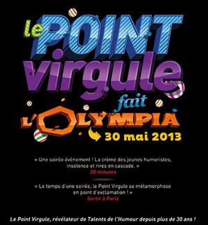 Affiche de Le Point Virgule fait l'Olympia