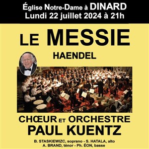 Affiche de Choeur et orchestre Paul Kuentz : Le Messie de Haendel | Dinard