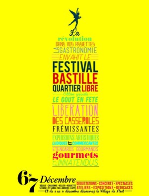 Affiche de Festival Bastille Quartier Libre
