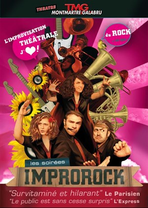 Affiche de Improrock : de l'impro, de l'humour et du rock