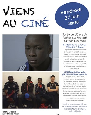 Affiche de Clôture du du Festival le foot fait son cinéma