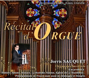 Affiche de Récital d'Orgue du 2ème Dimanche de Carême du Couvent Dominicain | par Jorris Sauquet