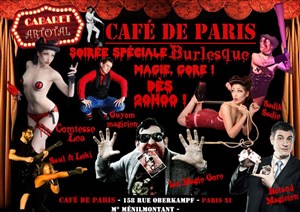 Affiche de Cabaret burlesque & Effeuillage