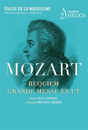 Affiche de Grande Messe en Ut de Mozart & Requiem de Mozart