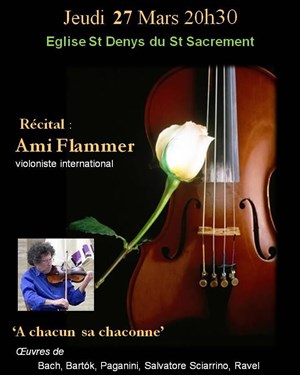Affiche de Récital : Ami Flammer