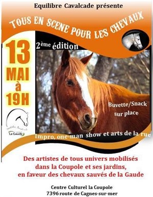 Affiche de Tous en Scène pour les chevaux | 2ème édition