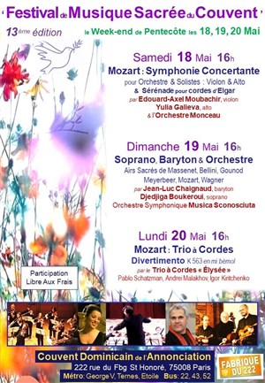 Affiche de Trio à Cordes : Divertimento de Mozart