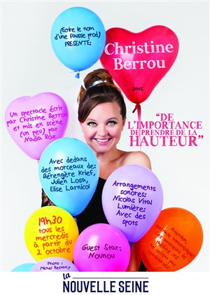 Affiche de Christine Berrou dans De l'importance de prendre de la hauteur