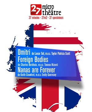 Affiche de Microthéâtre en anglais