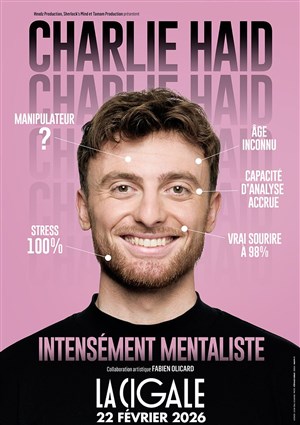 Affiche de Charlie Haid dans Intensément mentaliste