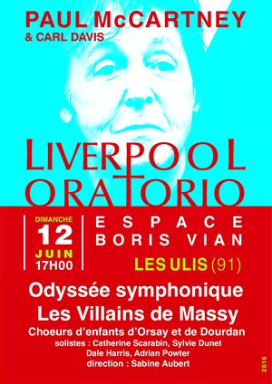Affiche de Liverpool Oratorio de Paul McCartney et Carl Davis