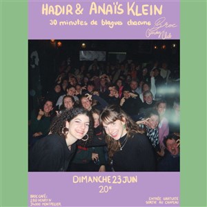 Affiche de 30/30 Hadir & Anaïs Klein